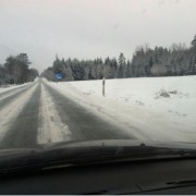 Se upp med väglaget på sportlovet